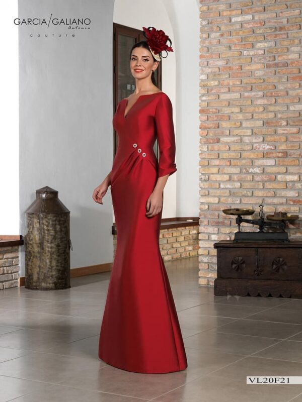 vestido de fiesta rojo